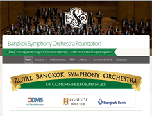 Tablet Screenshot of bangkoksymphony.org